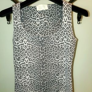 Zara Panther Print Tank Top (XS)
